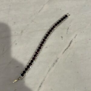 Purple stone bracelet